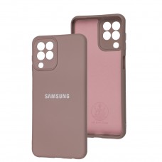 Чехол для Samsung Galaxy M33 (M336) Silicone Full camera pink sand