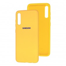 Чехол для Samsung Galaxy A70 (A705) Silicone Full желтый