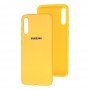 Чохол для Samsung Galaxy A70 (A705) Silicone Full жовтий