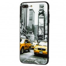 Чехол White Knight для iPhone 7 Plus / 8 Plus Pictures glass такси
