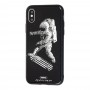 Чохол White Knights для iPhone X / Xs glass космонавт