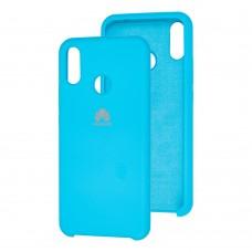 Чехол для Huawei P Smart Plus Silky Soft Touch светло-голубой