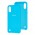 Чехол для Samsung Galaxy A01 (A015) Silky Soft Touch светло-голубой
