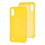 Чохол для Samsung Galaxy A01 (A015) Silky Soft Touch жовтий