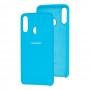 Чехол для Samsung Galaxy A20s (A207) Silky Soft Touch голубой