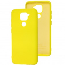 Чехол для Xiaomi Redmi Note 9 Full without logo neon yellow