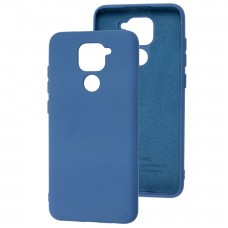 Чохол для Xiaomi Redmi Note 9 Full without logo navy blue