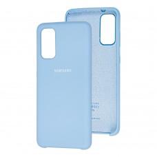 Чехол для Samsung Galaxy S20 (G980) Silky Soft Touch "лиловый"