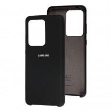Чехол для Samsung Galaxy S20 Ultra (G988) Silky Soft Touch "черный"