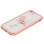 Чохол Kingxbar Diamond для iPhone 6 фламінго рожевий