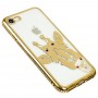 Чехол Kingxbar для iPhone 7 / 8 Diamond жираф золотистый
