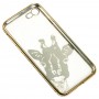 Чохол Kingxbar для iPhone 7 / 8 Diamond жираф золотистий