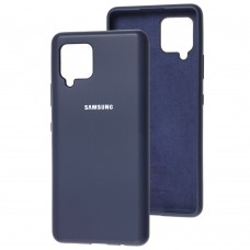 Чехол для Samsung Galaxy A42 (A426) Silicone Full темно-синий