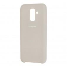 Чехол для Samsung Galaxy A6+ 2018 (A605) Silky Soft Touch серый 