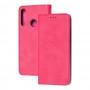 Чохол книжка для Huawei Y6p Black magnet рожевий