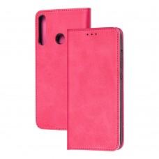 Чохол книжка Huawei P40 Lite E Black magnet рожевий