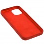 Чохол для iPhone 12/12 Pro Square Full silicone червоний / dark red