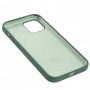 Чохол для iPhone 12/12 Pro Square Full silicone зелений / pine green