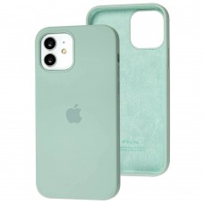 Чехол для iPhone 12 / 12 Pro Silicone Full бирюзовый / turquoise