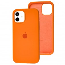 Чехол для iPhone 12 / 12 Pro Silicone Full оранжевый / kumquat