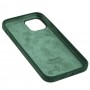 Чохол для iPhone 12/12 Pro Square Full silicone зелений / forest green