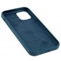 Чохол для iPhone 12/12 Pro Square Full silicone синій / cosmos blue