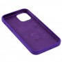 Чохол для iP 12 / 12 Pro Square Full silicone фіолетовий / ultra violet