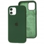 Чохол для iPhone 12/12 Pro Square Full silicone зелений / cyprus green