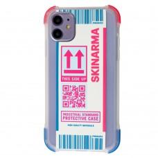 Чехол для iPhone 11 SkinArma Shirudo Anti-Shock белый / розовый