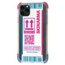 Чехол для iPhone 11 Pro Max SkinArma Shirudo Anti-Shock белый / розовый