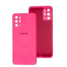 Чохол для Samsung Galaxy S20+ (G985) / S11 Square camera full рожевий неон