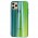 Чехол для iPhone 11 Pro Max Carbon Gradient Hologram зеленый