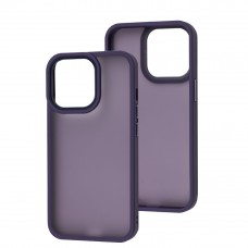 Чехол для iPhone 13 Pro Metal Bezel фиолетовый