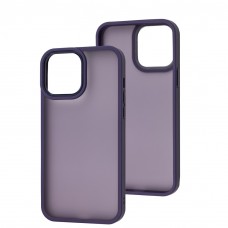Чехол для iPhone 13 Pro Max Metal Bezel фиолетовый