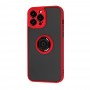 Чохол для iPhone 13 Pro LikGus Edging Ring червоний