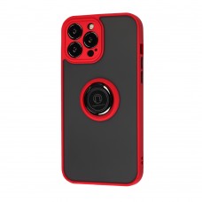 Чехол для iPhone 13 Pro Max LikGus Edging Ring красный 