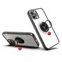 Чохол для iPhone 13 Pro Max LikGus Edging Ring чорний/червоний