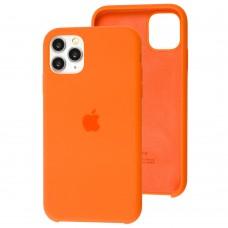Чохол Silicone для iPhone 11 Pro Premium case clementine
