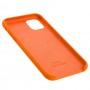 Чохол Silicone для iPhone 11 Pro Premium case clementine
