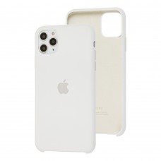 Чехол Silicone для iPhone 11 Pro Max Premium case белый
