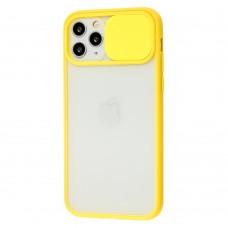 Чохол для iPhone 11 Pro LikGus Camshield camera protect жовтий