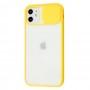 Чохол для iPhone 11 LikGus Camshield camera protect жовтий