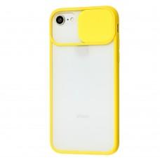Чехол для iPhone 7 / 8 LikGus Camshield camera protect желтый