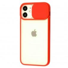 Чохол для iPhone 12 mini LikGus Camshield camera protect червоний
