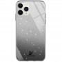 Чохол для iPhone 11 Pro Max Sw glass сріблясто-чорний