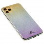 Чохол для iPhone 11 Pro Max Sw glass золотисто/сріблясто/рожевий