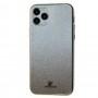 Чехол для iPhone 11 Pro Sw glass серебристо-черный