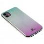Чохол для iPhone 11 Sw glass сріблясто-рожевий
