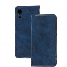 Чехол книжка для Samsung Galaxy A03 Core (A032) Black magnet синий