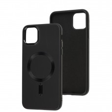 Чохол для iPhone 11 Pro Max Bonbon Leather Metal MagSafe black
